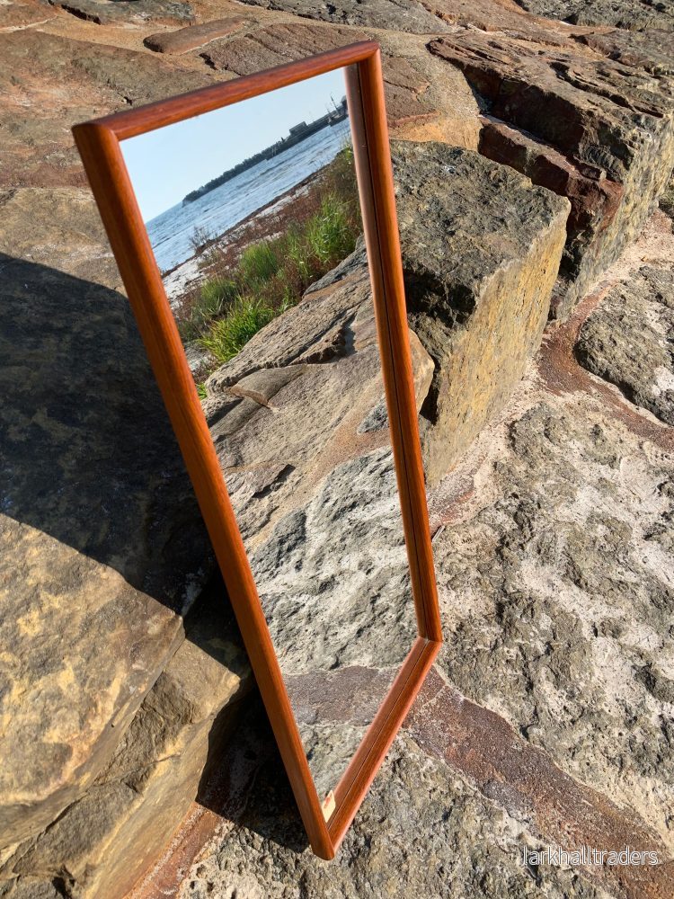 Spegel med ram i teak - Bild 3