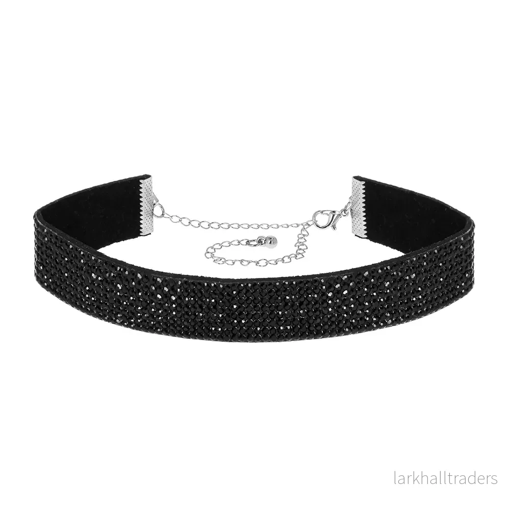 Choker, crystal black