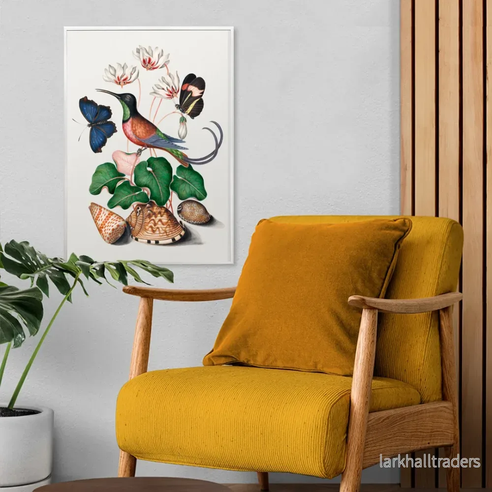 Röd topaskolibri Poster