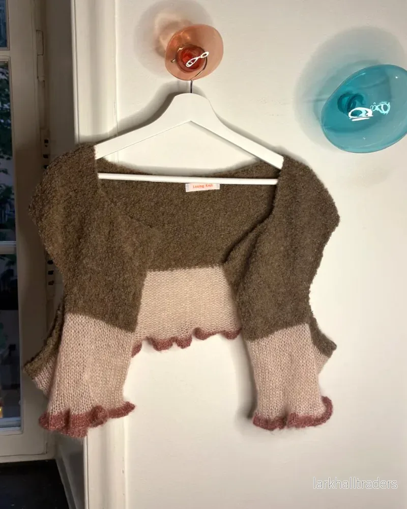 Balettblus med volanger, Rose rosa