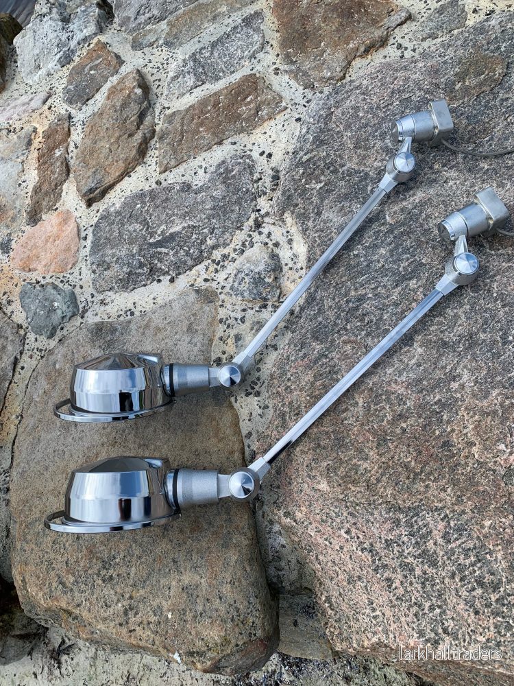 Sällsynt Jieldé vägg-/taklampa i krom - Bild 2
