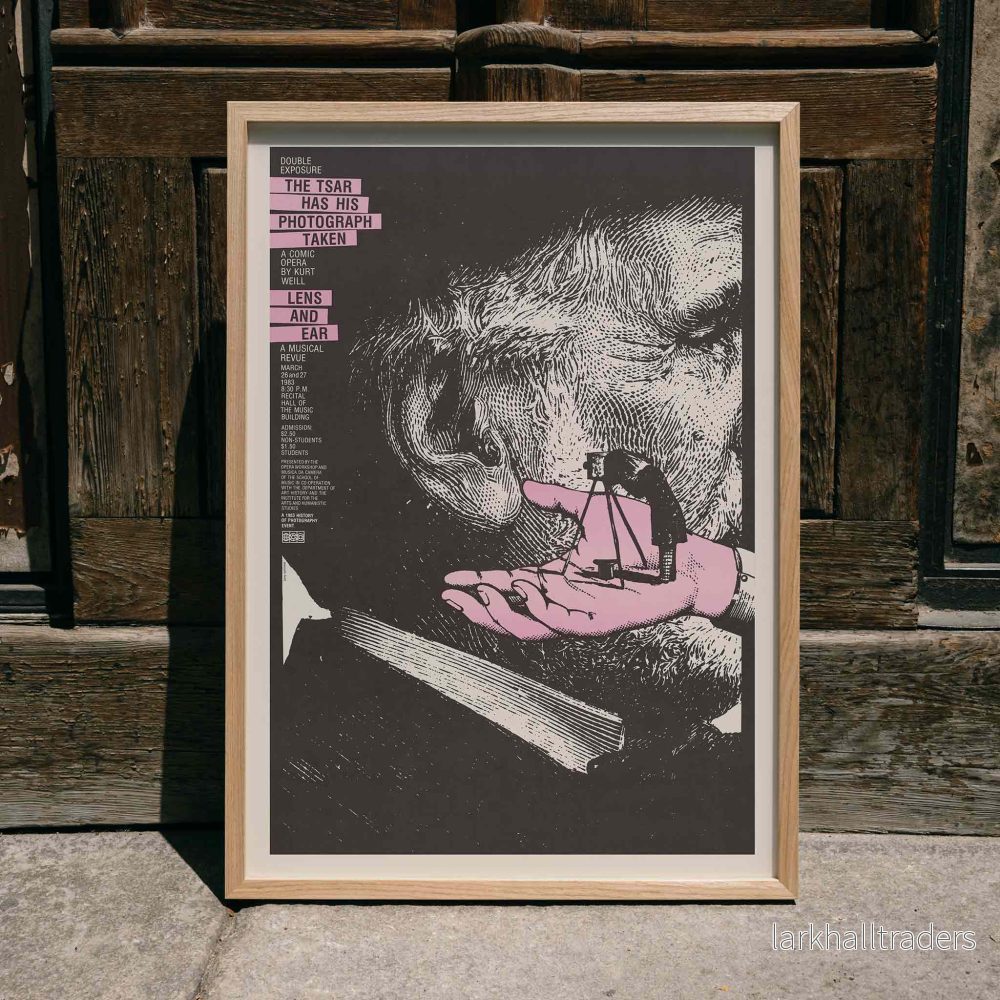 Tsaren blir fotograferad Poster