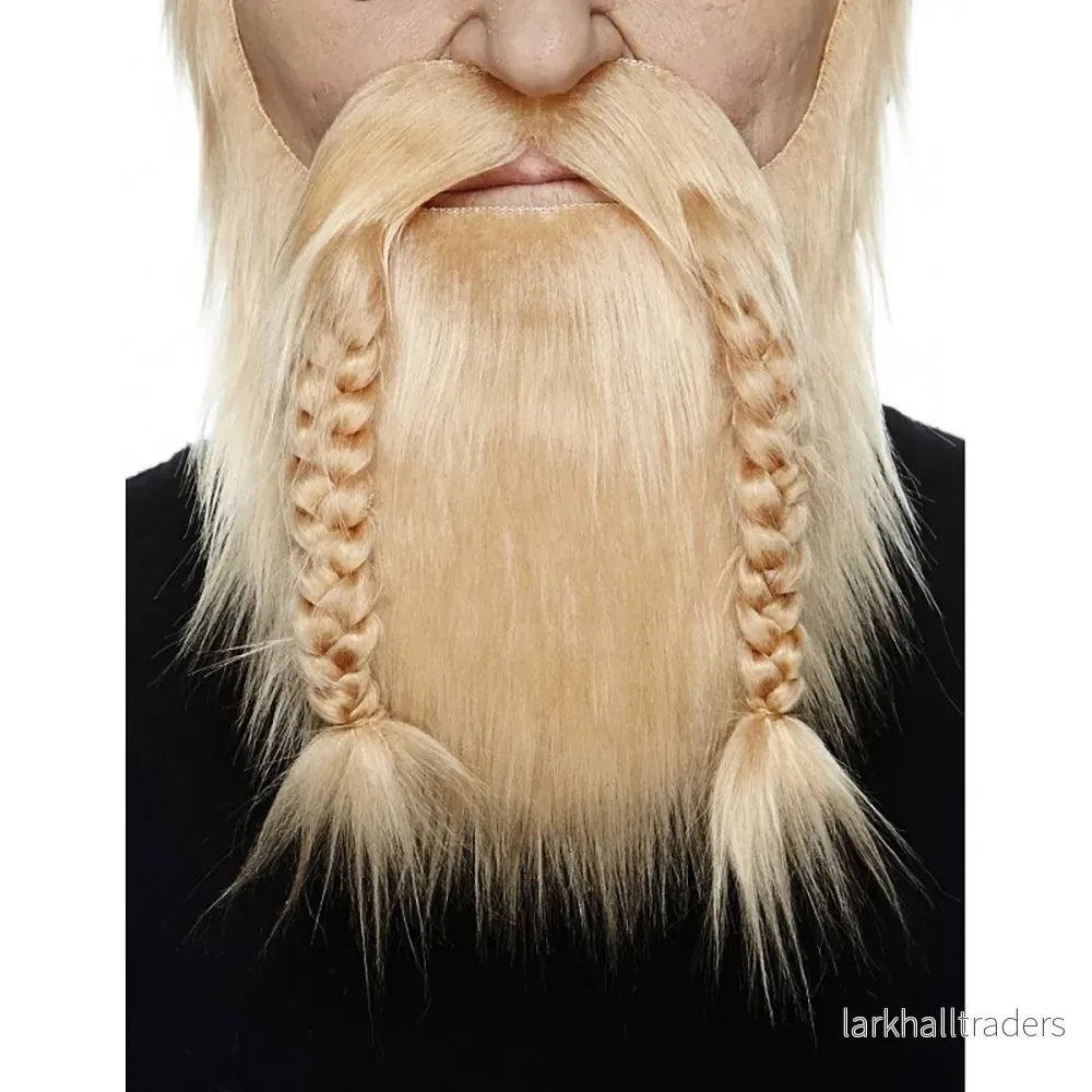 Mustasch med skägg, viking blond Mustasch med skägg, viking blond