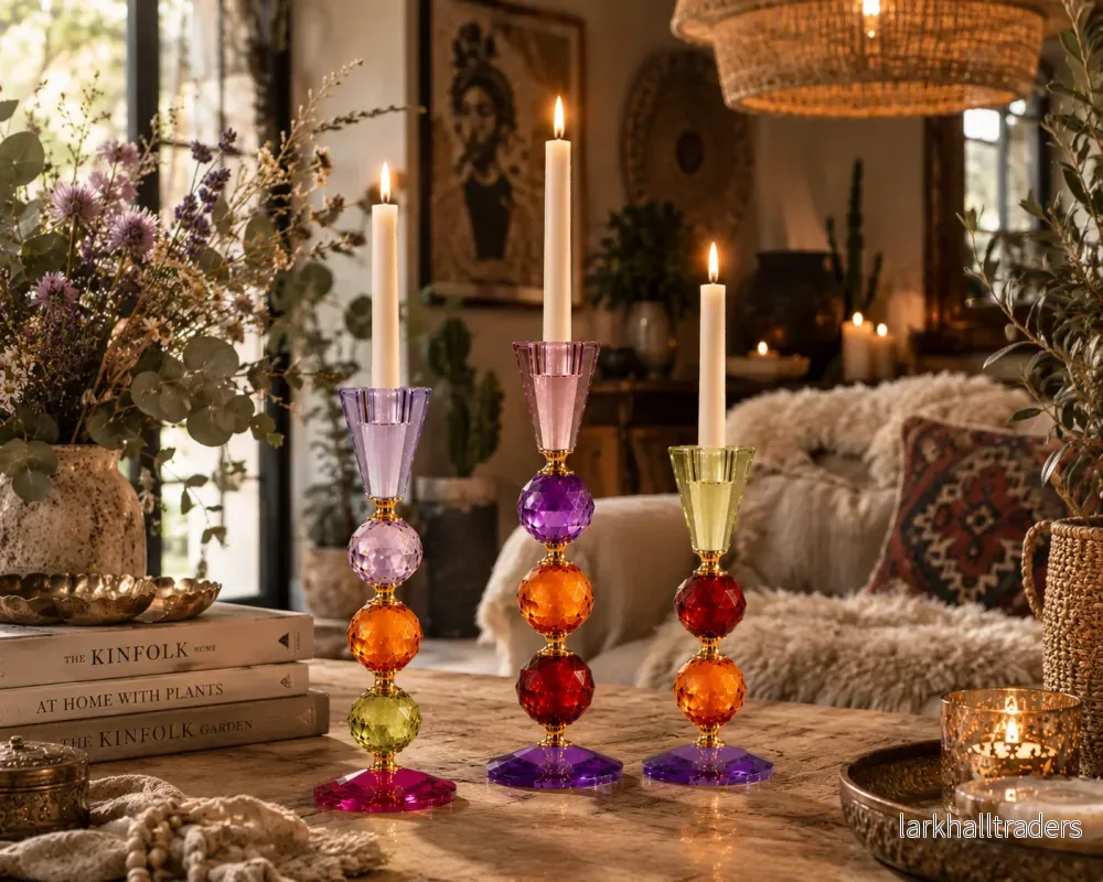 Crystalline Ljusstake i glas - Bild 3