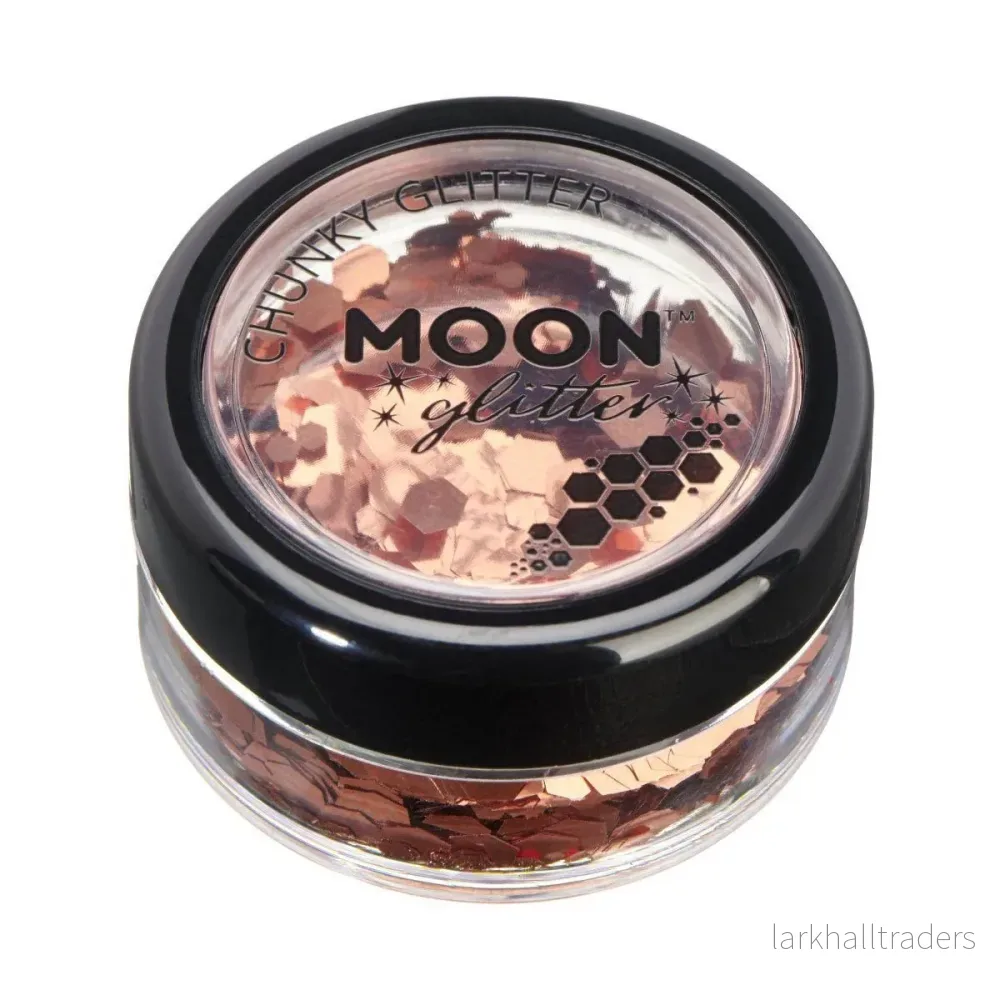 Moon Glitter Classic Chunky Glitter, copper 3 g Moon Glitter Classic Chunky Glitter, copper 3 g