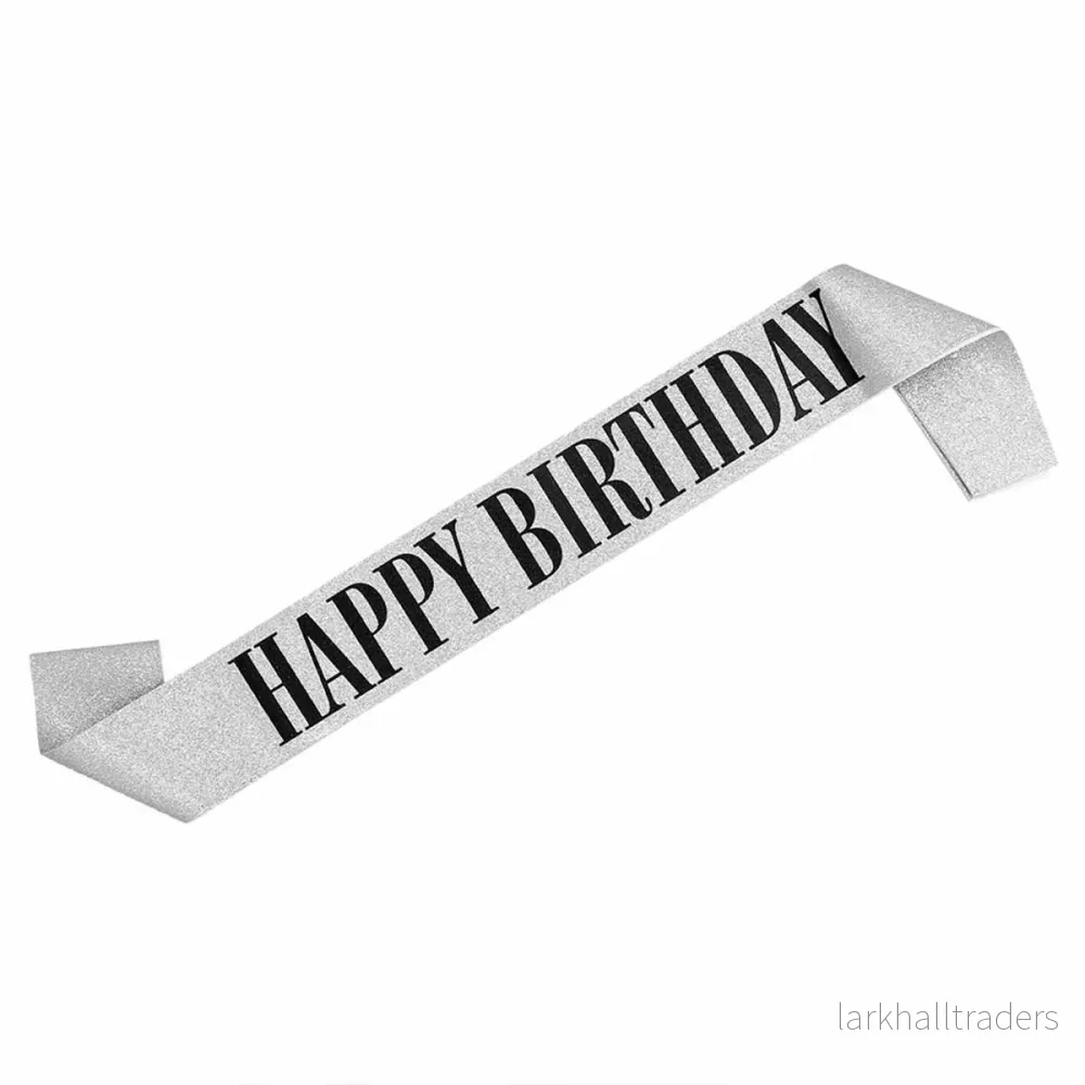 Ordensband, happy birthday silver Ordensband, happy birthday silver