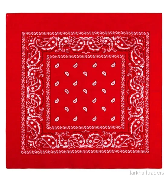 Bandana, röd 55x55 cm - Bild 2