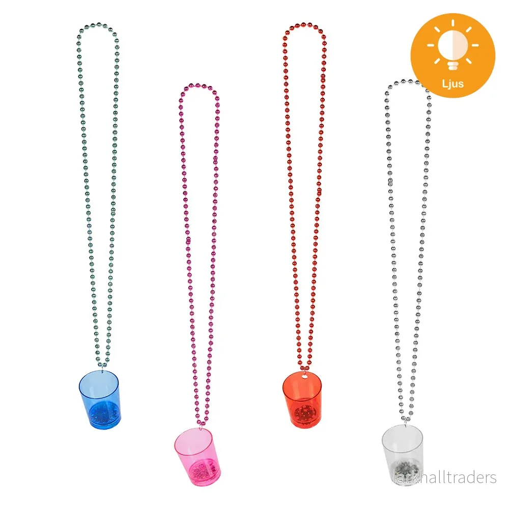 LED halsband, shotglas LED halsband, shotglas