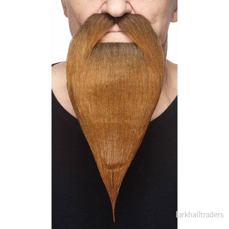 Mustasch med skägg, royal wizzard brun