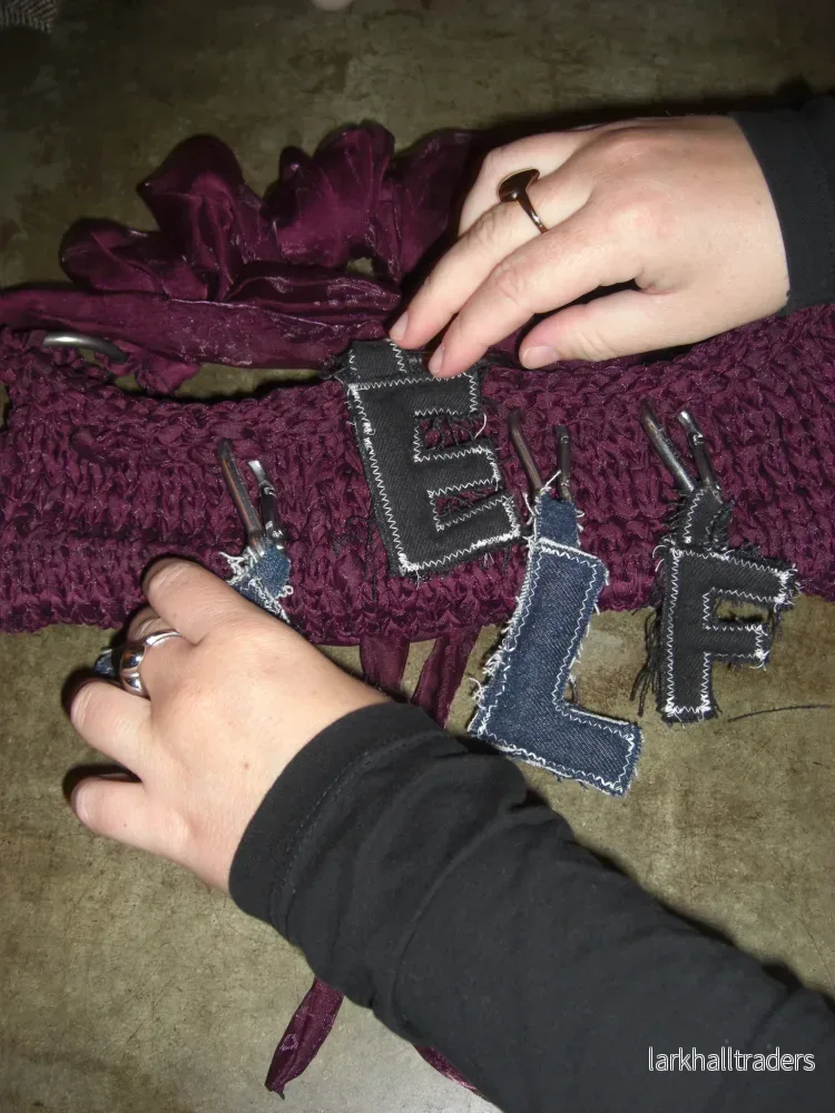 NYCKELRING E - DENIM - Bild 2