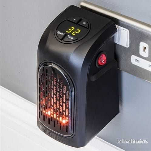 Fläktvärmare (400W) till uttag – Praktisk värmare