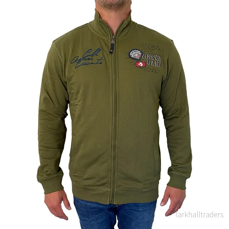 Sweatshirt Winter Moss fra Vinson Camp i grön Sweatshirt Winter Moss fra Vinson Camp i grön