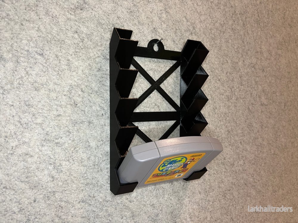 Väggställ för 6 Nintendo 64-spel - X-ram design - Bild 2