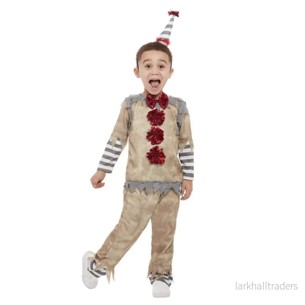 Barndräkt, vintage clown 1-2 år Barndräkt, vintage clown 1-2 år