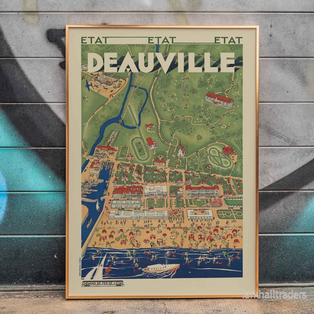 Järnvägsresa till Deauville Poster Järnvägsresa till Deauville Poster