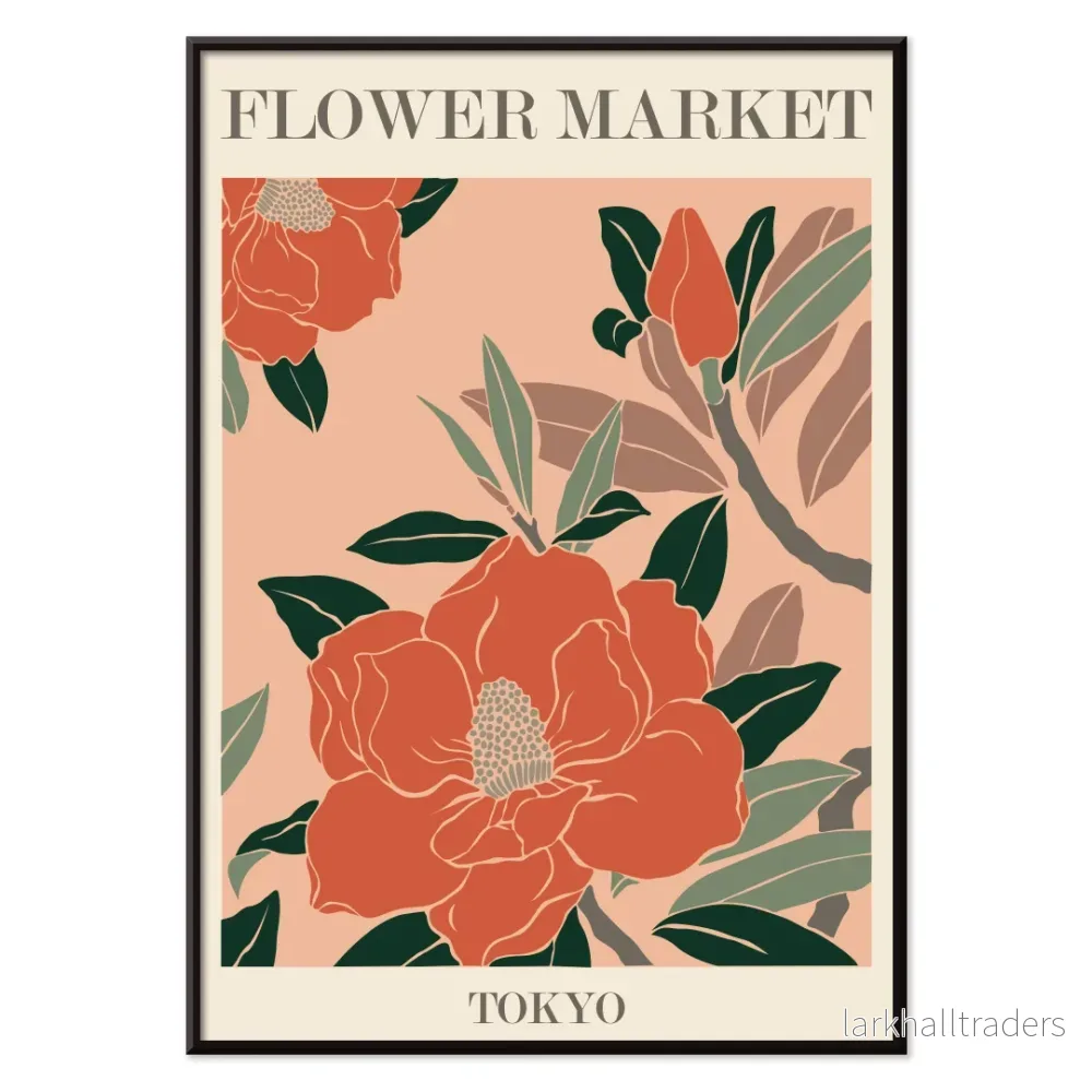 Blommarknad Tokyo Poster - Bild 2
