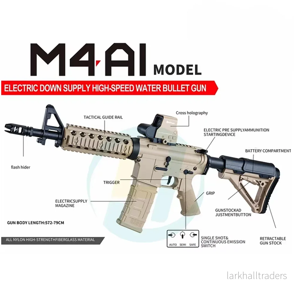 Gel Blaster – Elektriskt Gevär – modell M4A1 - Bild 3