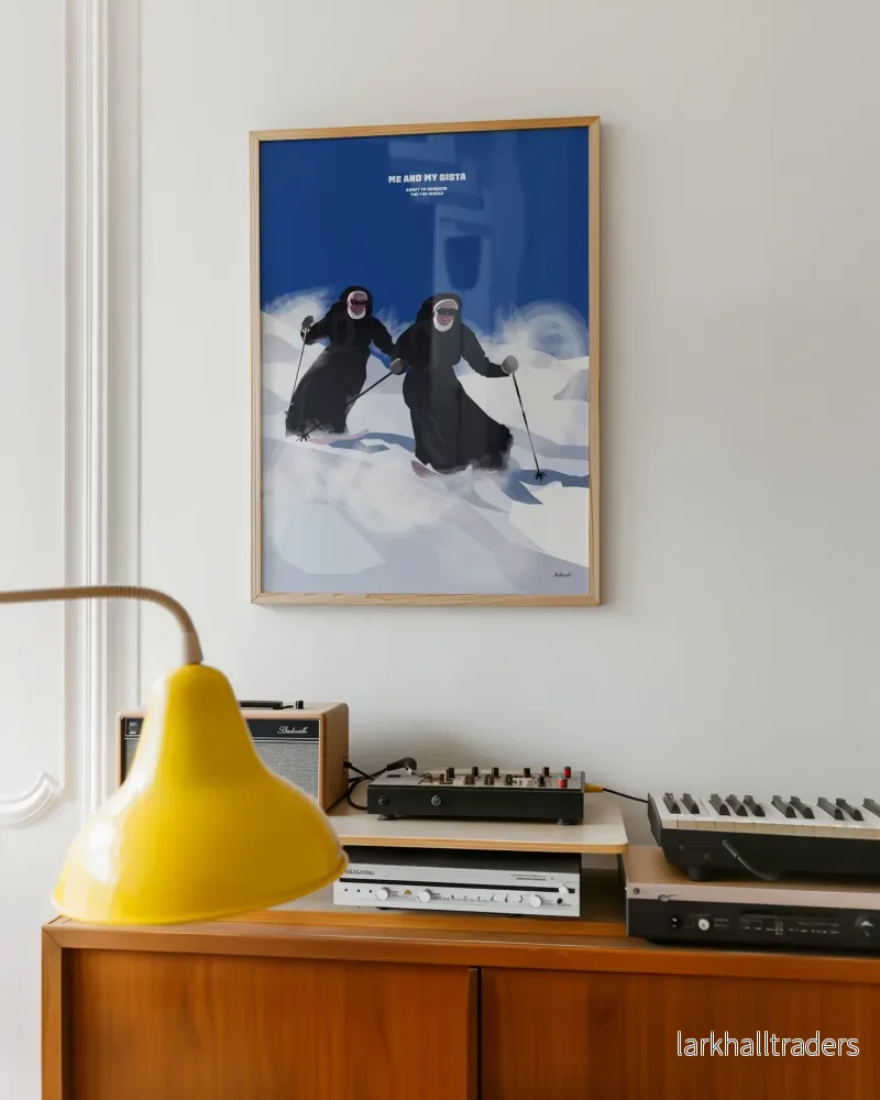 Nuns on skis Poster - Bild 2