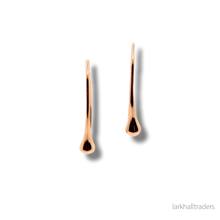 Droppen Mini Örhängen 18K Roséguld - Bild 3