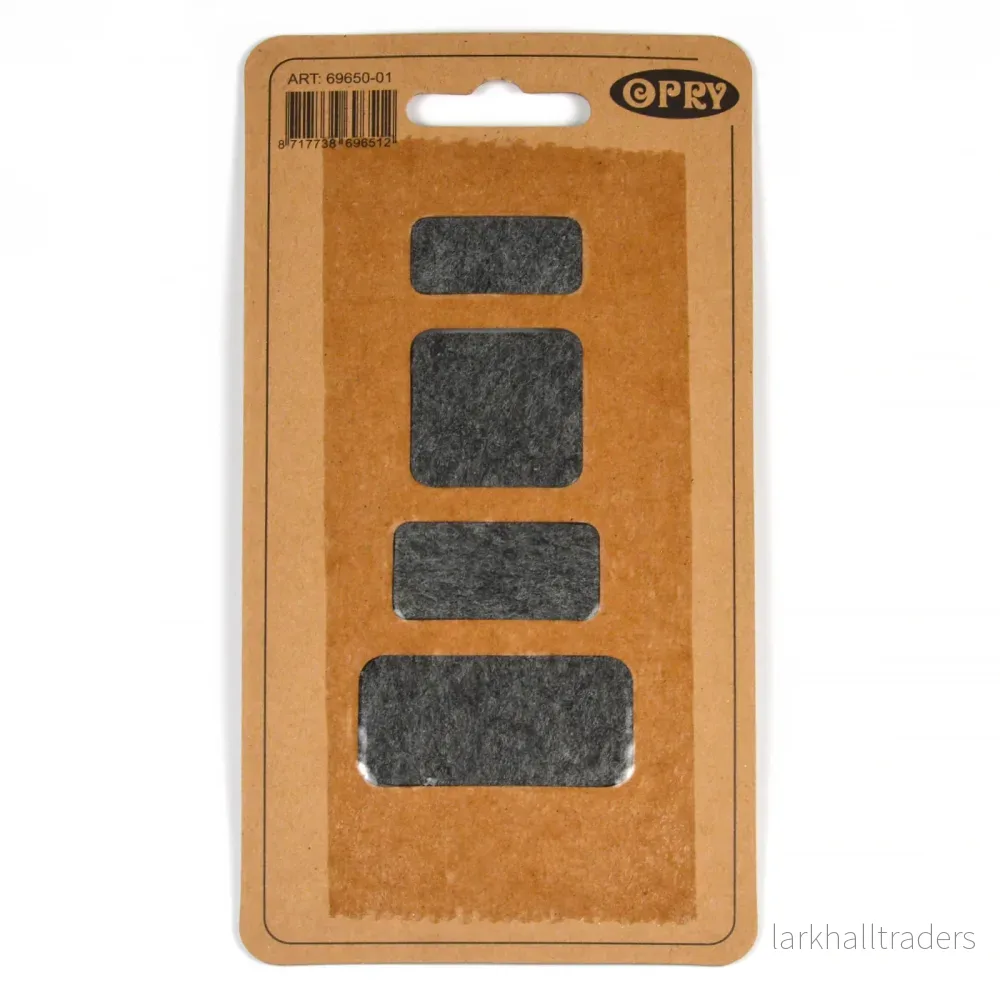 Opry konstläder etiketter "Hand made", 4-pack - Bild 3