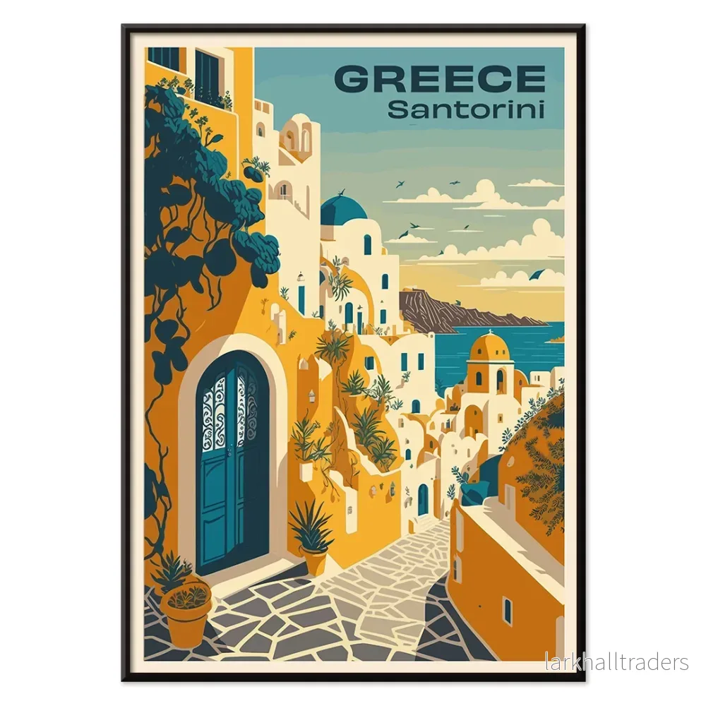Resa till Santorini Poster - Bild 2