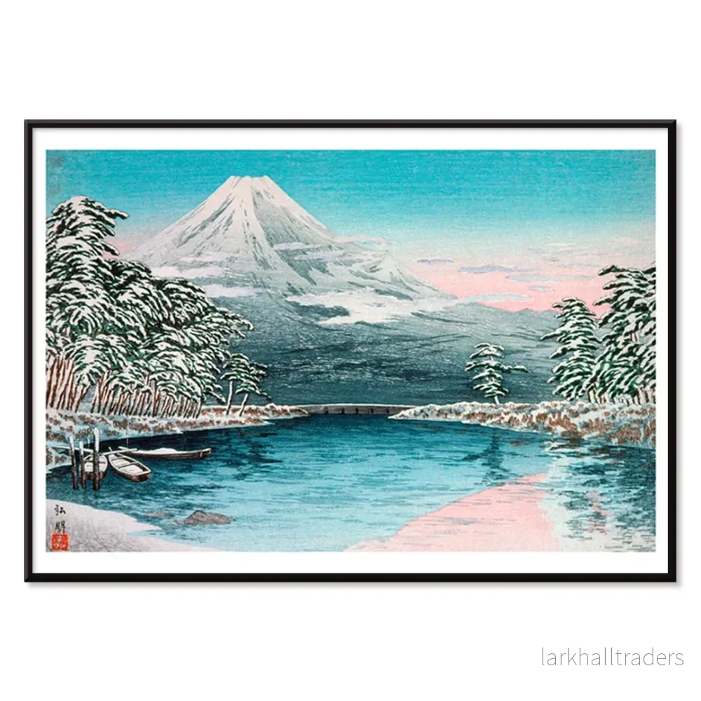 Mt. Fuji från Tagonoura Poster - Bild 2