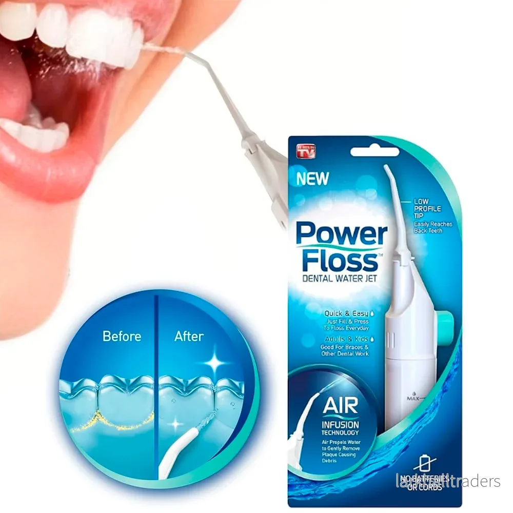 Munvatten/mun skölj – modell Power Floss Munvatten/mun skölj – modell Power Floss