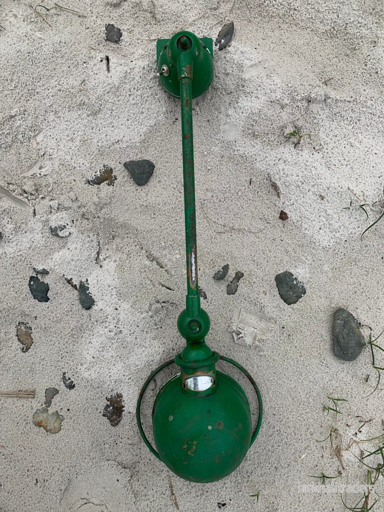 Jieldé vägglampa med 1 arm - Grön