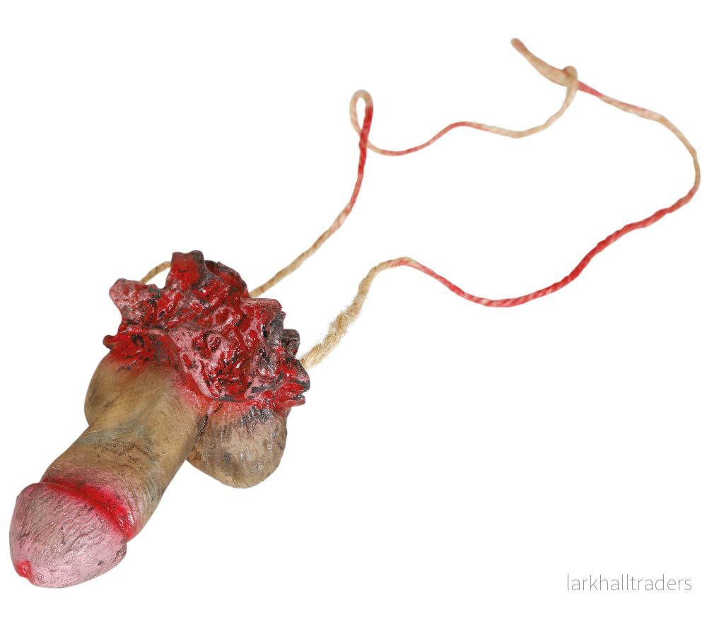 Prop, avhuggen penis halsband 12 cm - Bild 2