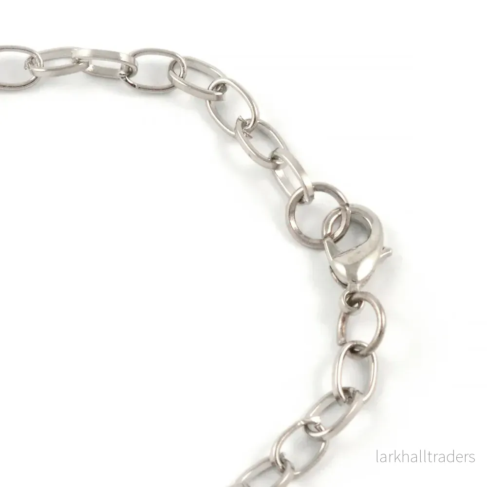 Armband kedja, platina, 20cm - Bild 3