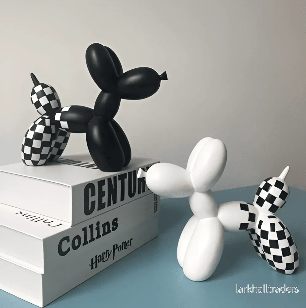 PupLoon Skulptur – Modern Ballonghund i Färgstark Konstdesign - Bild 2