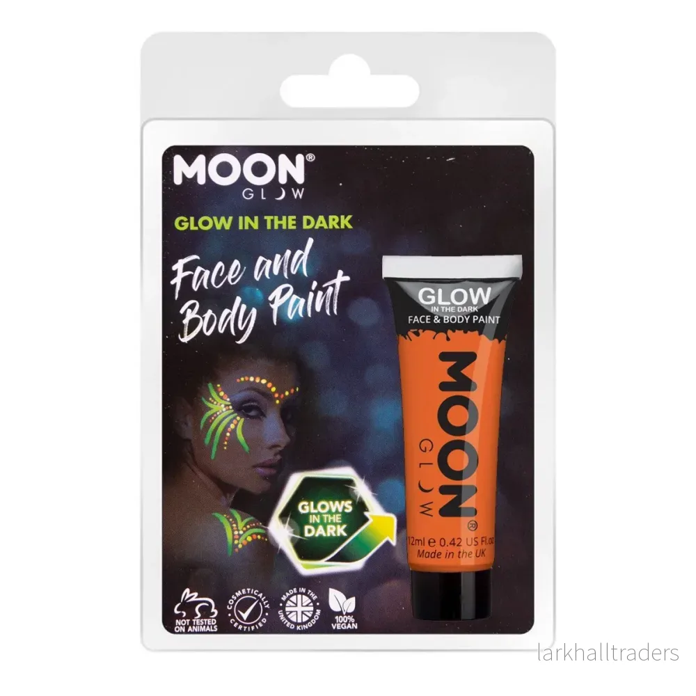 Moon Smink i tub självlysande, orange 12 ml Moon Smink i tub självlysande, orange 12 ml