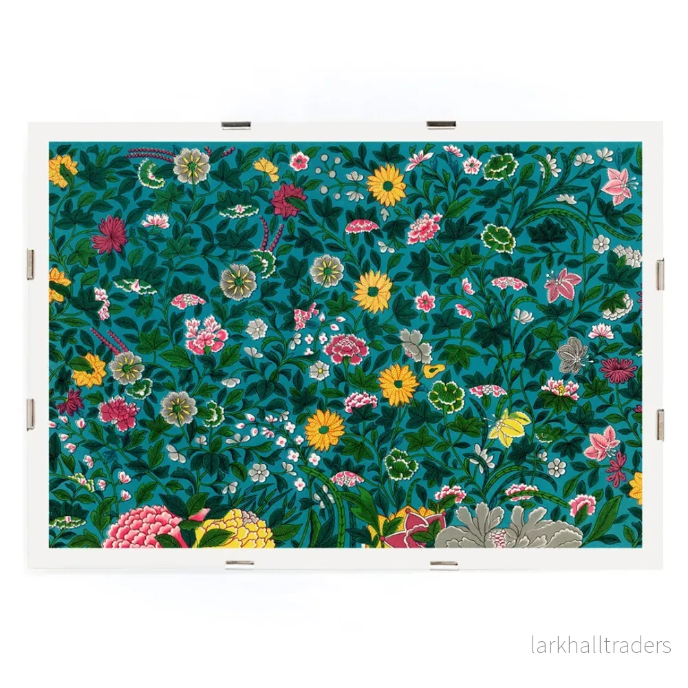 Grönt botaniskt mönster Poster - Bild 3