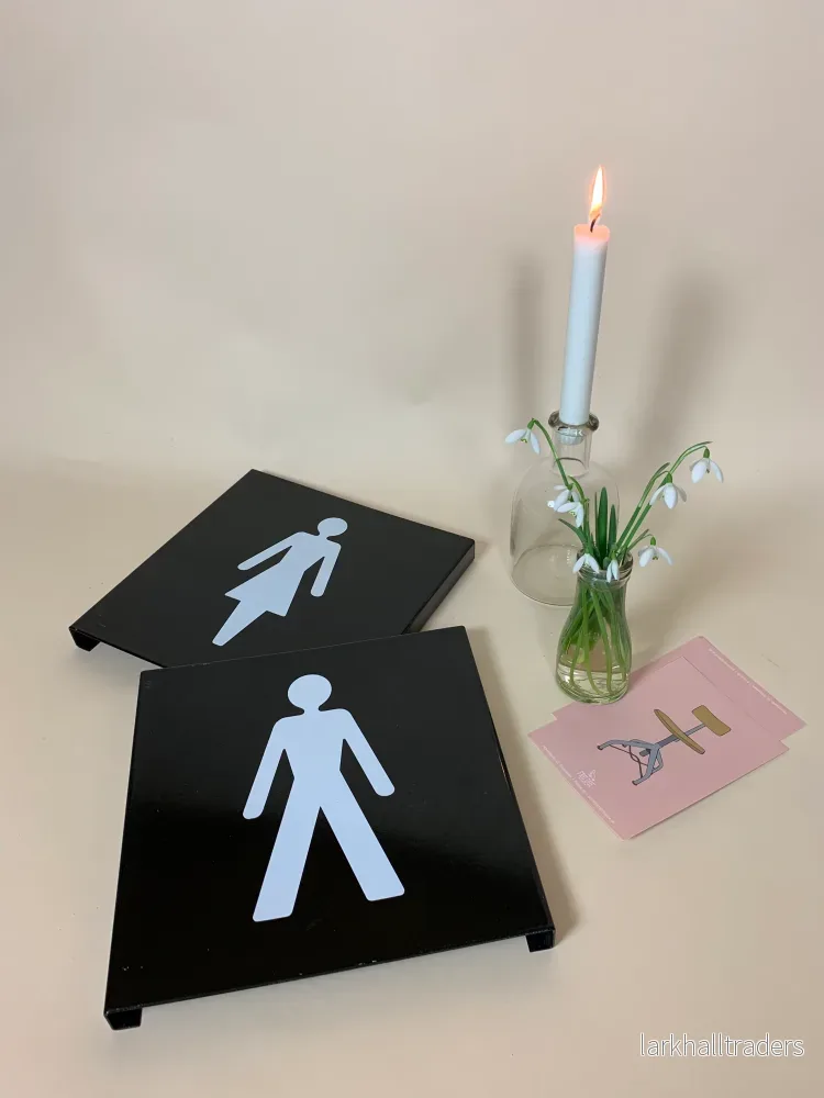 Set med separata piktogram för damer respektive herrar - Bild 3