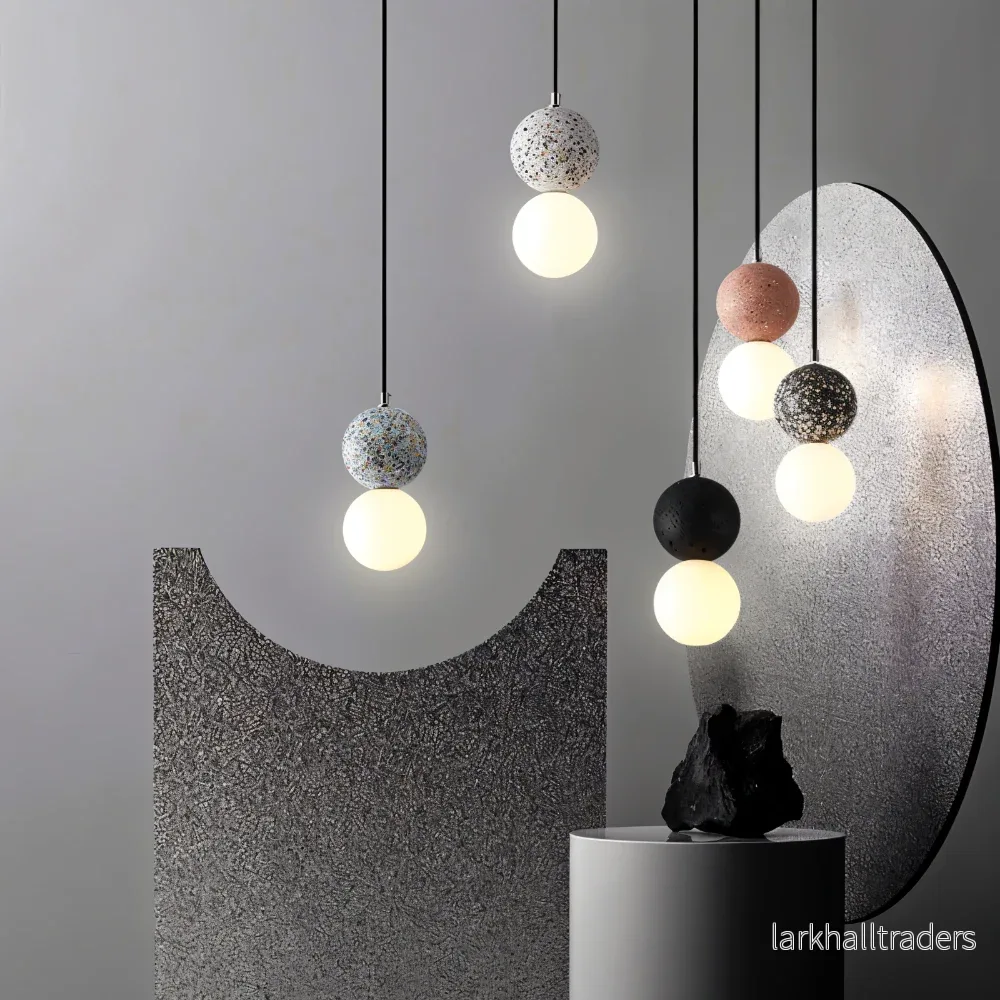 Glasora – Dubbelskulpterad Pendellampa i Glas och Metall Glasora – Dubbelskulpterad Pendellampa i Glas och Metall