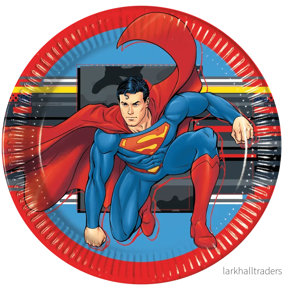 Tallrikar, Superman 23 cm 8 st