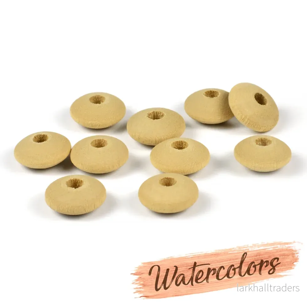 Trälinser, watercolors – beige, 40st Trälinser, watercolors – beige, 40st
