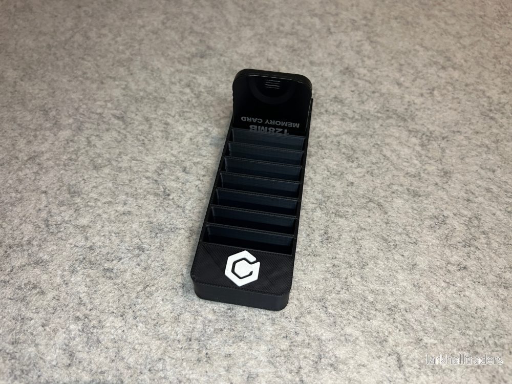 Spelställ för 10 Nintendo GameCube Memory Cards med GC-loggan - Bild 3