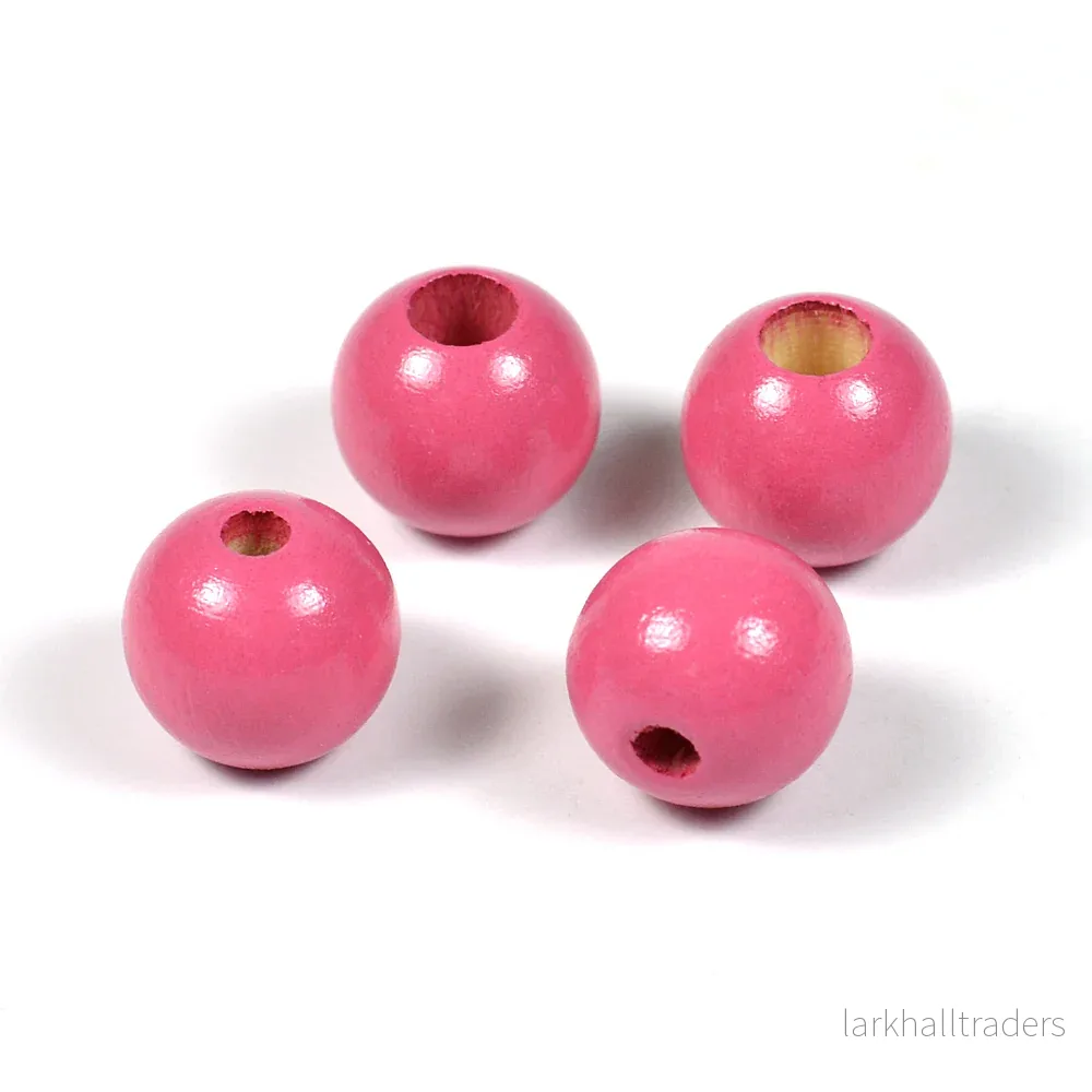 Säkerhetspärlor, 12mm, mörkrosa, 6st Säkerhetspärlor, 12mm, mörkrosa, 6st