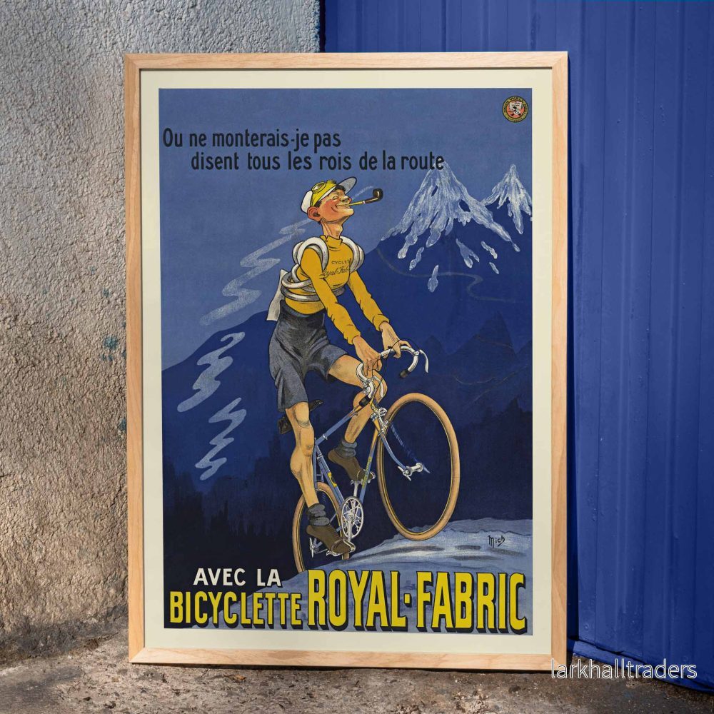 Royal-Fabric cykel Poster