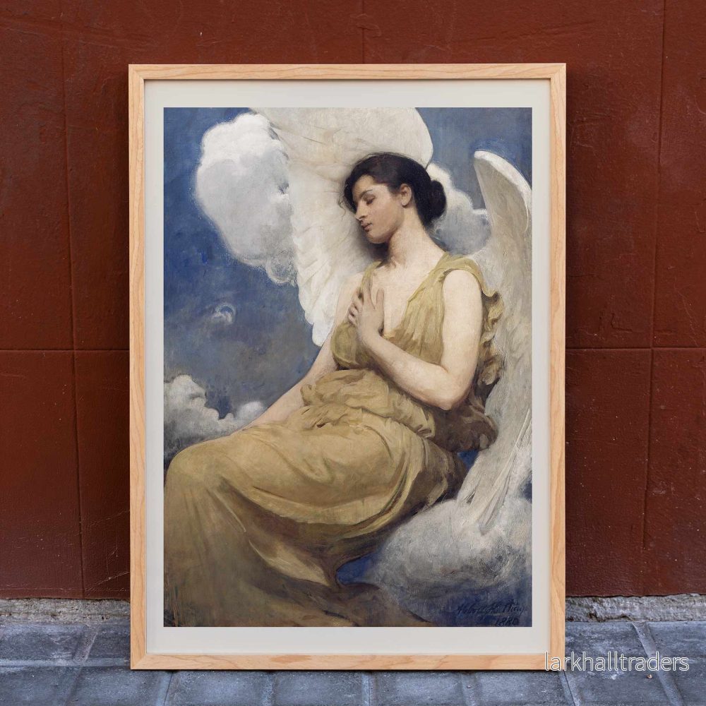 Vingad figur Poster