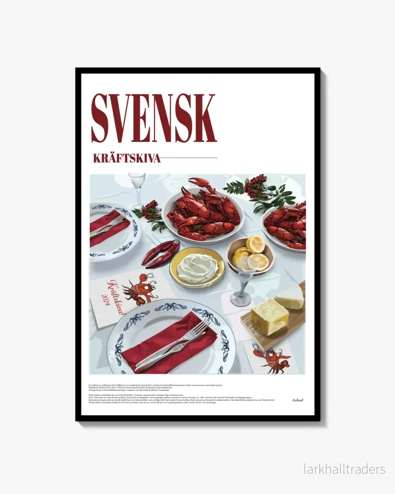 Kräftskiva Poster Kräftskiva Poster