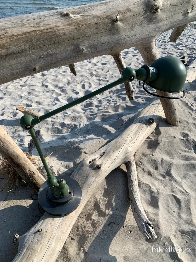 Jieldé bord/vägglampa - Grön med 2 armar - Bild 2