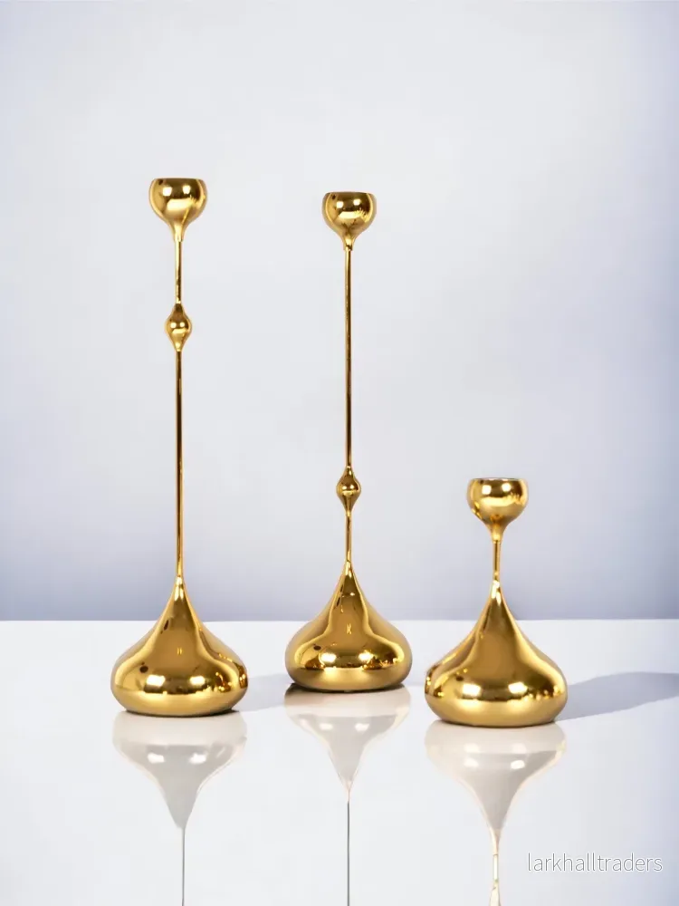 Violla Ljusstake Guld/Ljusguld - Bild 3