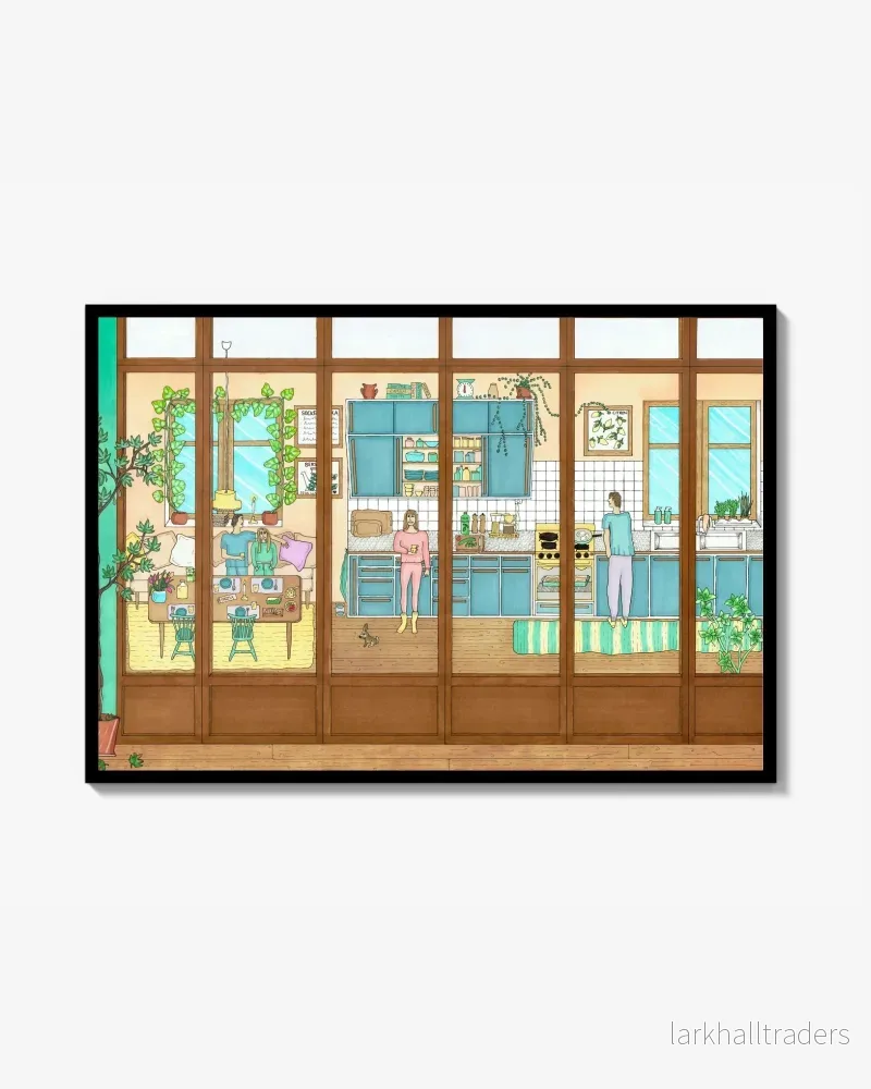 Family breakfast Poster