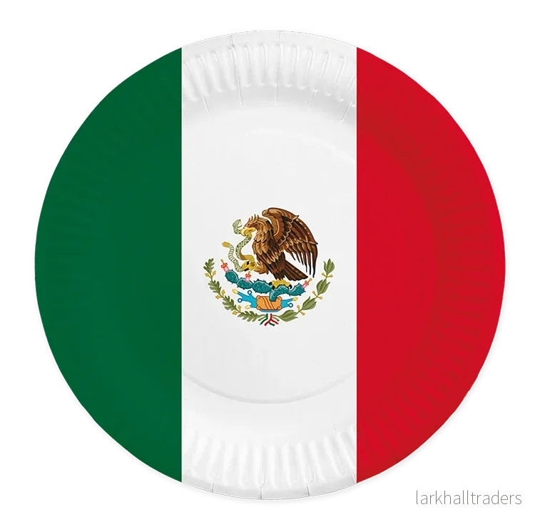 Tallrikar, Mexico 23 cm 8 st