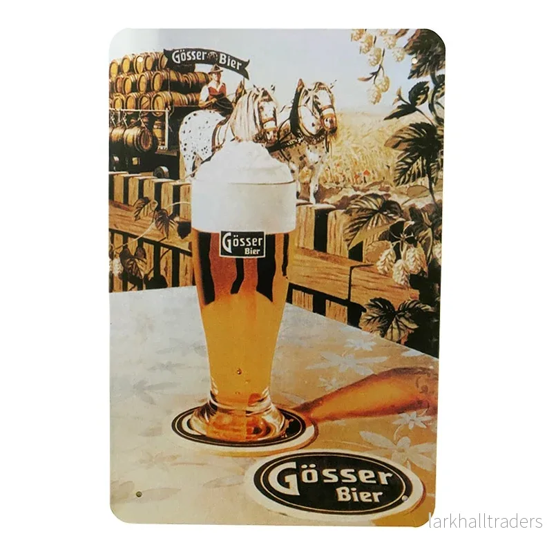 Metallskylt – Bier Metallskylt – Bier