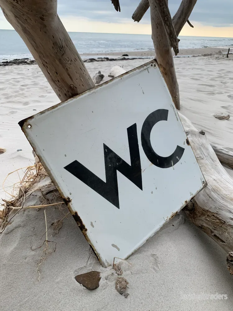 Emaljskylt – WC Emaljskylt – WC