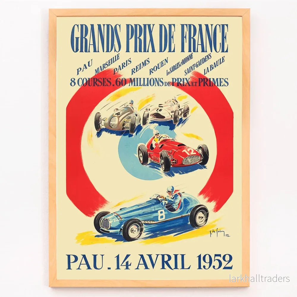Grands Prix de France Poster - Bild 3