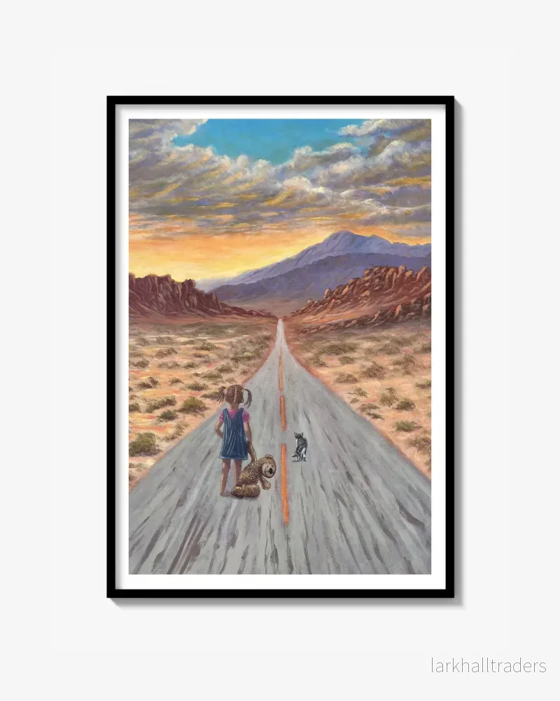 ”En väg av drömmar” Poster 30x40cm